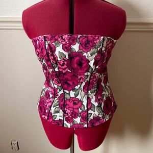 White House Black Market corset top